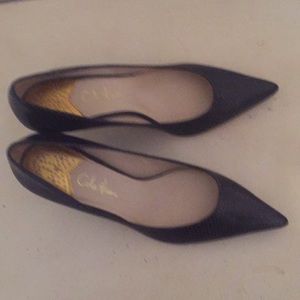 Cole Haan Fiona Low Air Pump Dk Chocolate Emb. Snk